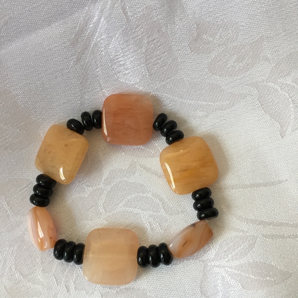 Genuine Gemstones Bracelet Stretch Nwot